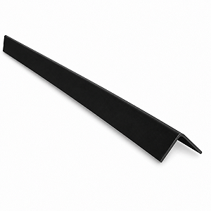 Cantoneira Alumínio Preta L 1/2'' ( Pct C/ 10) 3M - ALUREM