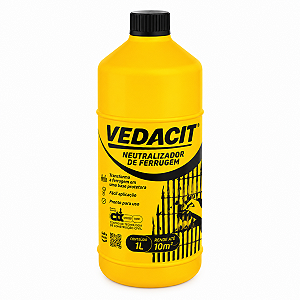 Neutralizador P/ Ferrugem 1L - VEDACIT