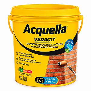 Acquella Base Água 3,6L - VEDACIT