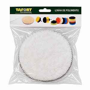 Boina Sintética Polimento C/ Velcro 7" - TAFORT