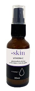Sérum Vitamina C +skin antioxidante que auxilia na hidratação da pele e renovação das células peles oleosas 30ml
