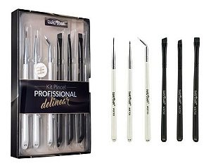 KIT PINCEL PROFISSIONAL DELINEAR / MACRILAN