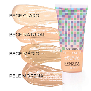 BASE LÍQUIDA EFEITO MATTE / FENZZA