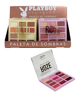 PALETA DE SOMBRAS ROSE E GOLD / PLAYBOY