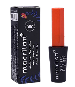 COLA PARA CÍLIOS  PRETO/ MACRILAN