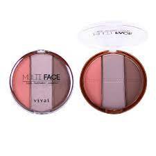 PALETA MULTI FACE - BLUSH, ILUMINADOR E CONTORNO / VIVAI