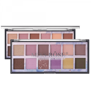 PALETA DE SOMBRAS 12 CORES - 04 / MISS RÔSE