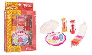 PALETA DE SOMBRAS, BATOM E GLOSS - SUMMER / FENZZA