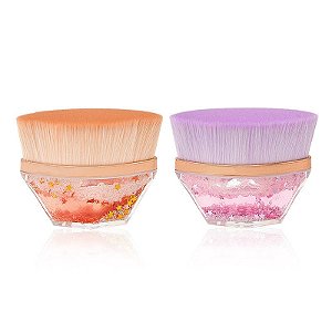 PINCEL HEXAGONAL COM GLITTER