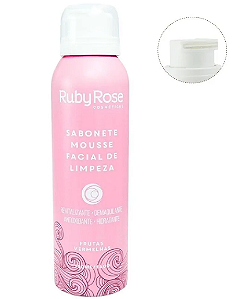 SABONETE MOUSSE FACIAL DE LIMPEZA - FRUTAS VERMELHAS / RUBY ROSE