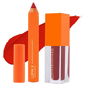 LIP MIX - BATOM LÍQUIDO + LÁPIS LABIAL BLAZING / MARI MARIA