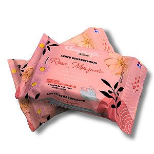 LENÇO DEMAQUILANTE ROSA MOSQUETA / DAPOP