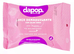 LENÇO DEMAQUILANTE COM ALOE VERA / DAPOP