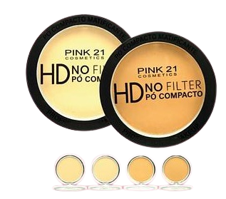 PÓ COMPACTO HD NO FILTER / PINK 21