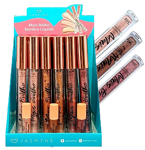 SOMBRA LÍQUIDA MAIS BRILHO/ JASMYNE