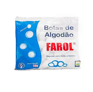 ALGODÃO EM BOLAS / FAROL