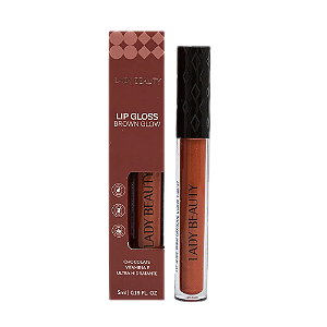 LIP GLOSS BROWN GLOW / LADY BEAUTY