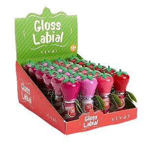 GLOSS LABIAL - MORANGO / VIVAI