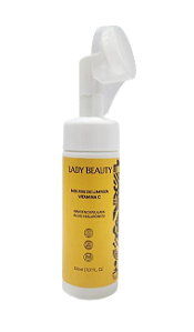 MOUSSE DE LIMPEZ FACIAL - VITAMINA C / LADY BEAUTY