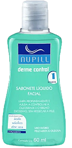 SABONETE LÍQUIDO DERME CONTROL - 60ML / NUPILL