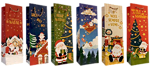SACOLA DE PRESENTE NATALINA (0105) - 12 x 8,5 x 36
