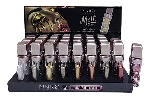 BOX SOMBRA LÍQUIDA MELT SHINE / PINK 21