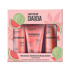 KIT HIDRATANTE, ESFOLIANTE E BODY SPLASH - MELANCIA / LABOTRAT