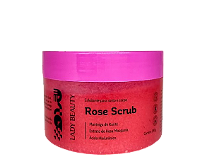 ESFOLIANTE PARA ROSTO E CORPO - ROSE SCRUB / LADY BEAUTY