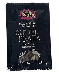 MÁSCARA PEEL GLITTER PRATA / #SUPERPODERES