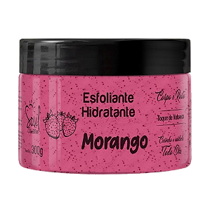 ESFOLIANTE HIDRATANTE 300g - MORANGO / SOUL COSMÉTICOS