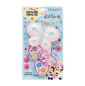 PALETA DE SOMBRAS E BATOM - MINNIE MOUSE DIS007 / FENZZA