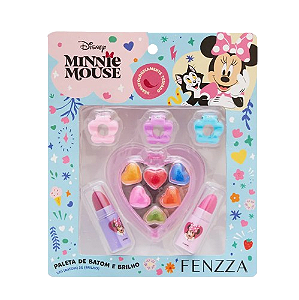 PALETA DE BATOM E BRILHO  - MINNIE MOUSE DIS044 / FENZZA