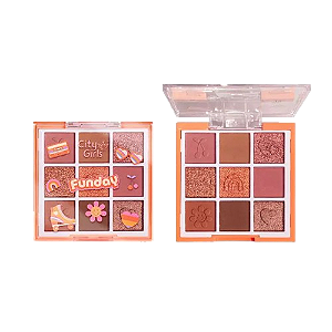 PALETA DE SOMBRAS - FUNDAY COR B / CITY GIRLS
