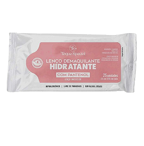 LENÇO DEMAQUILANTE HIDRATANTE COM PANTENOL / TOQUE SPECIAL