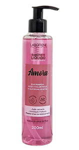 SABONETE LÍQUIDO CORPO E ROSTO - AMORA 200ML / LABORENE
