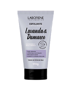 ESFOLIANTE CORPO E ROSTO - LAVANDA E DAMASCO 170G / LABORENE