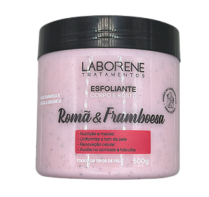 ESFOLIANTE CORPO E ROSTO - ROMÃ E FRAMBOESA 500G / LABORENE