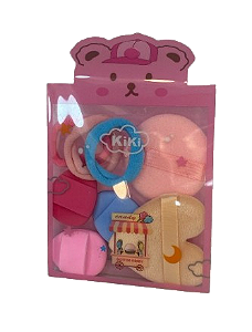 KIT DE ESPONJAS P/ MAQUIAGEM KIKI - 11059