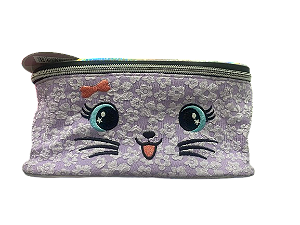 NECESSAIRE GATINHO FLORIDO HM1462 // HELLO MINI