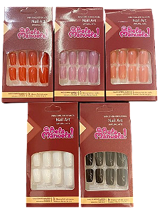 UNHAS POSTIÇAS QBM750 (VALOR UNITÁRIO) / QBELA MANUELA!