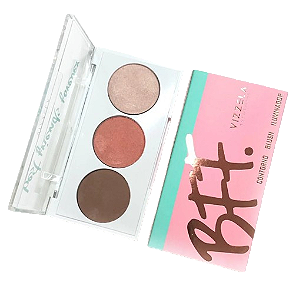 PALETA BFF CONTORNO/BLUSH/ILUMINADOR - 01 / VIZZELA