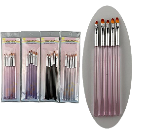 KIT PINCEL P/ UNHA - KIT1295 / HELLO MINI