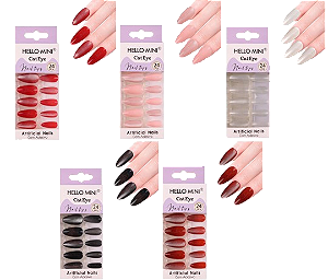 UNHAS POSTIÇAS - CAT EYE / HELLO MINI