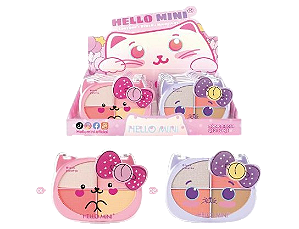 PALETA DE BLUSH, CONTORNO E ILUMINADOR / HELLO MINI