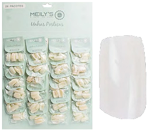 CARTELA DE UNHAS C/ 24 PCTS - MU-300-3 / MEILY´S