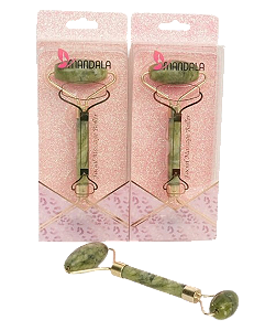 ROLO MASSAGEADOR PEDRA DE JADE - MM5508 / MANDALA