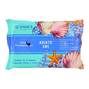 LENÇOS DEMAQULANTES - AQUATIC AWE / SHINE´S