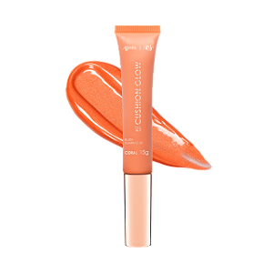 BLUSH ILUMINADOR - BT CUSHION GLOW - COR CORAL / BRUNA TAVARES