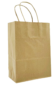 SACOLA DE PAPEL (SAC0147) P - 12 X 15 X 6 CM