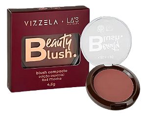 BLUSH COMPACTO EDIÇÃO ESPECIAL: RED MOCHA / VIZZELA